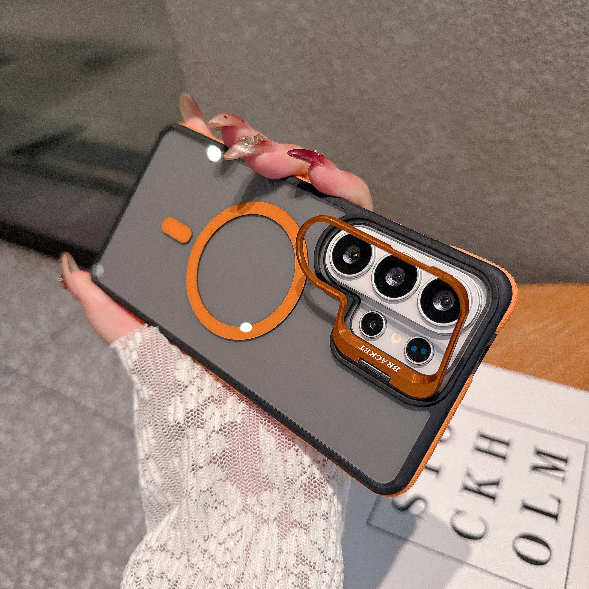 Magnetic Camera Ring Stand Case for Samsung S26/S25/S24 Series