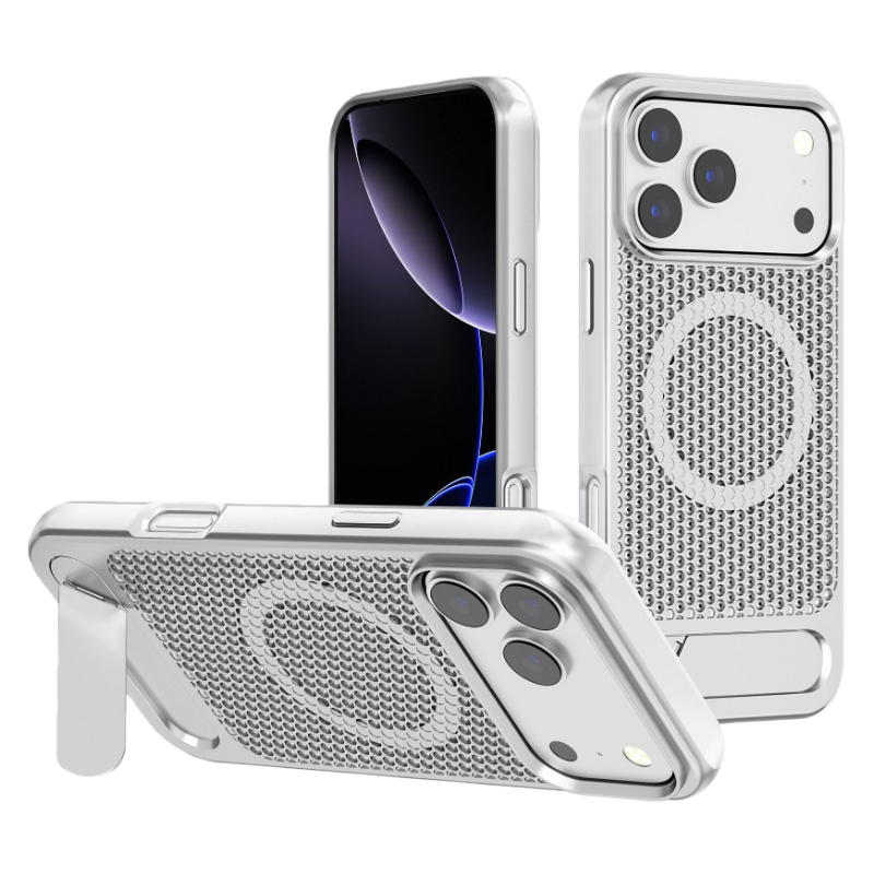 Flying Wing Stand Honeycomb Cooling Case For iPhone 17 Pro Max