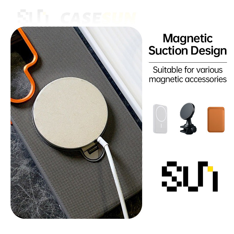 DiamondShield™ Magnetic Stand Leather Case for Samsung S26 Series
