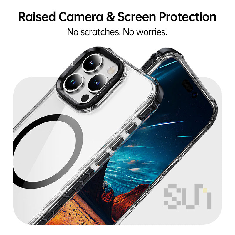 Transparent MagSafe Kickstand Case for iPhone 17 Series