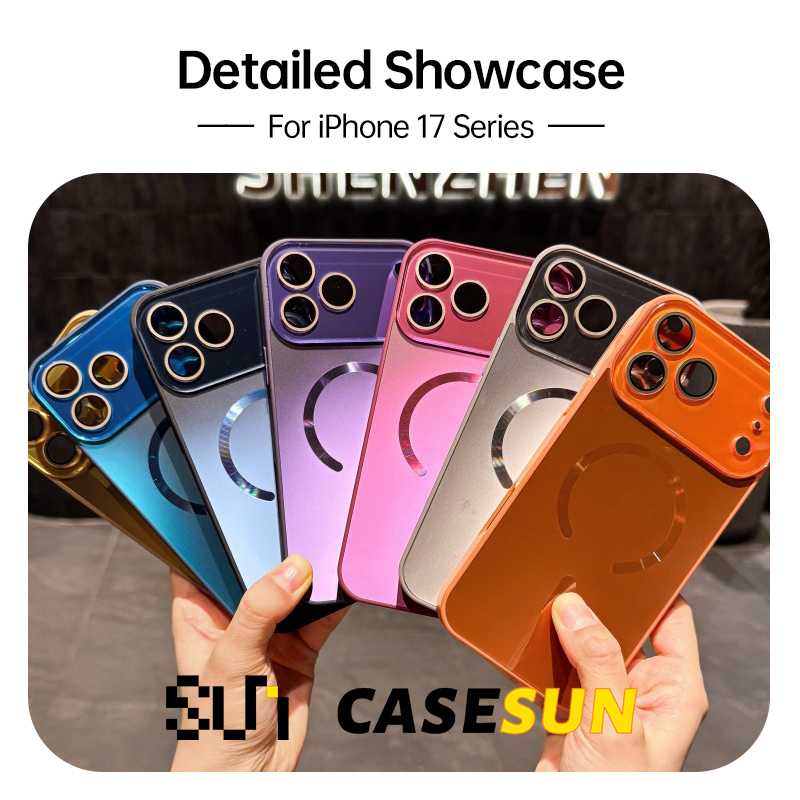 Premium AG Matte Magnetic Case for iPhone 17/16/15 Series
