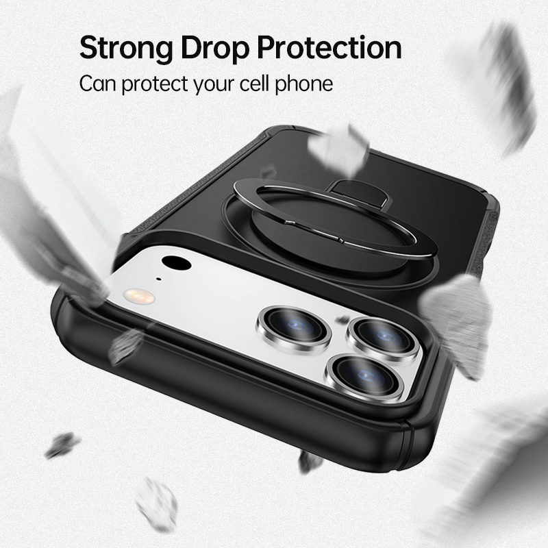 Military-Grade Protection Magnetic Kickstand Case For iPhone 17 Pro Max