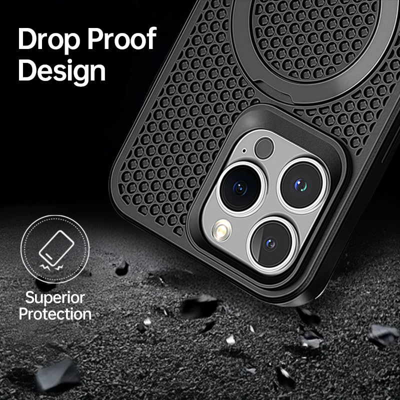 AeroGuard Magnetic Holder Case For iPhone 17 Series