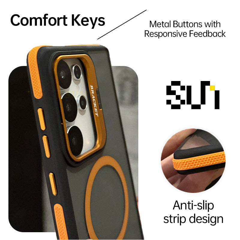 Magnetic Camera Ring Stand Case for Samsung S26/S25/S24 Series