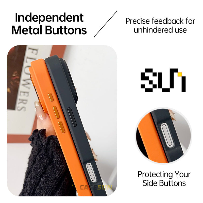 Minimal LensGuard Stand Case For iPhone 17/16/15/14 Series