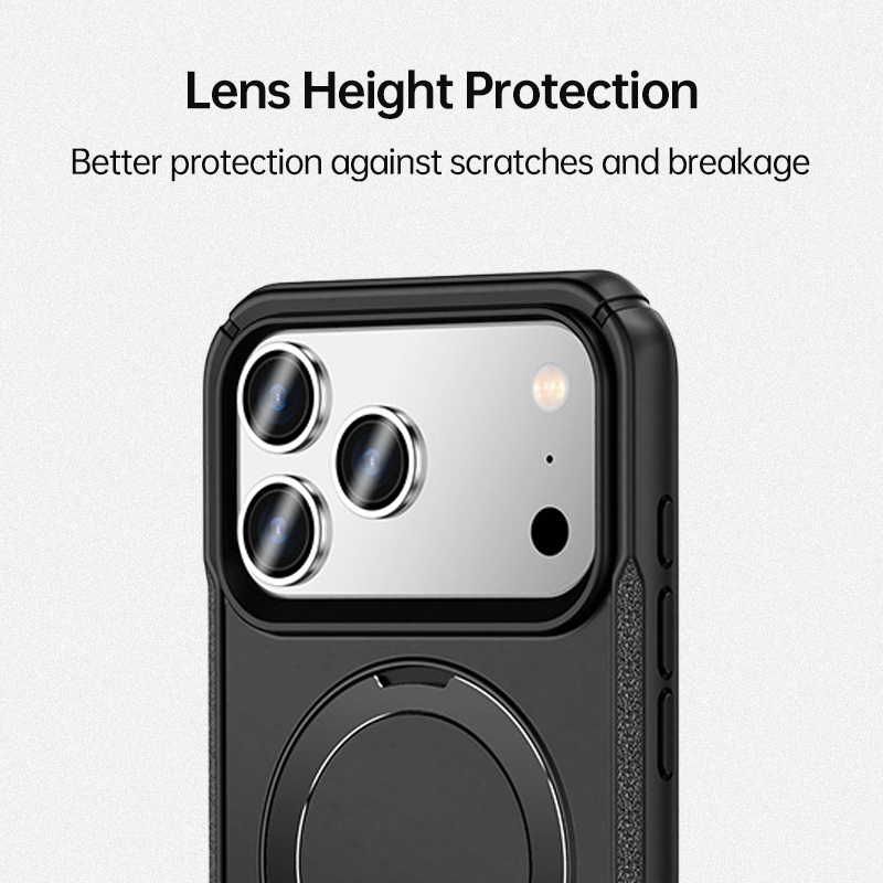 Military-Grade Protection Magnetic Kickstand Case For iPhone 17 Pro Max