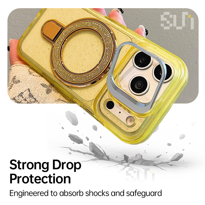 Glitter Edition Dual-Stand Magnetic Protective Case
