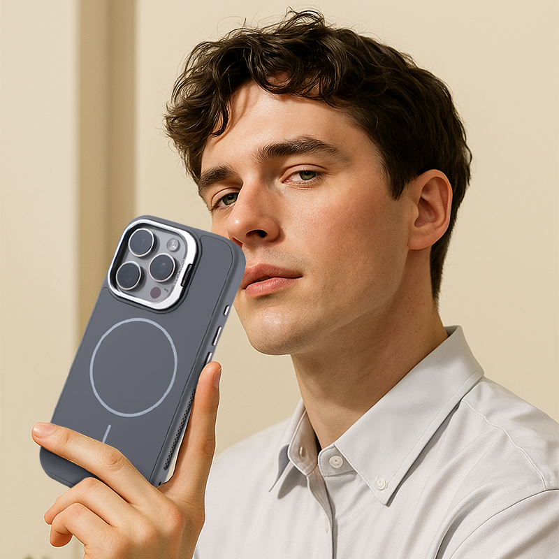 MagView Magnetic Lens Kickstand Case For iPhone 16 Pro Max