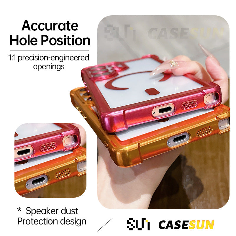 CaseSun Electroplated Matte Magnetic Case for Samsung S26/S25/S24 Series