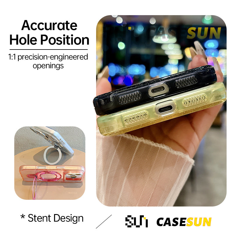 Glitter Edition Dual-Stand Magnetic Protective Case