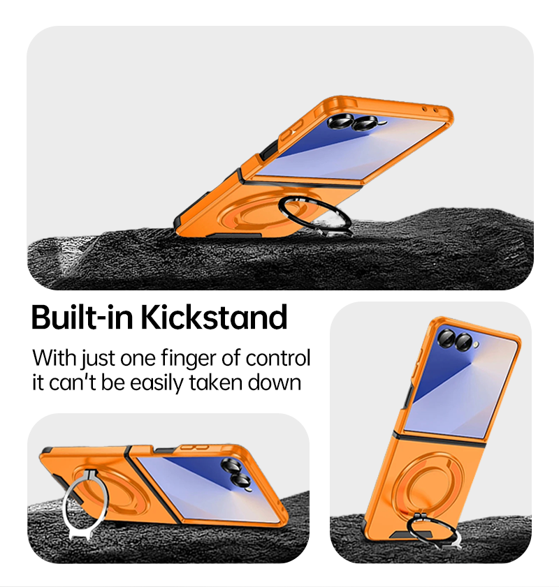 Armor Military-Grade Magnetic Ring Case for Samsung Z Flip7 / Fold7