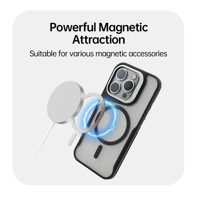 Black Phantom MagSafe Cooling Case for iPhone 16 Pro Max