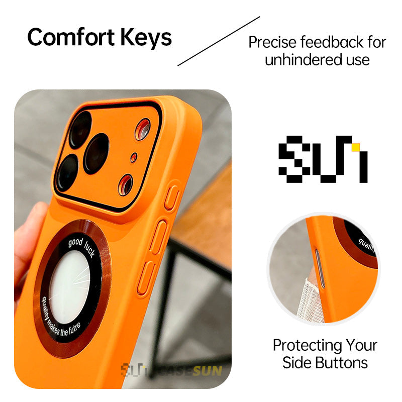 Full-Coverage Protective Frosted Magnetic Hard Case