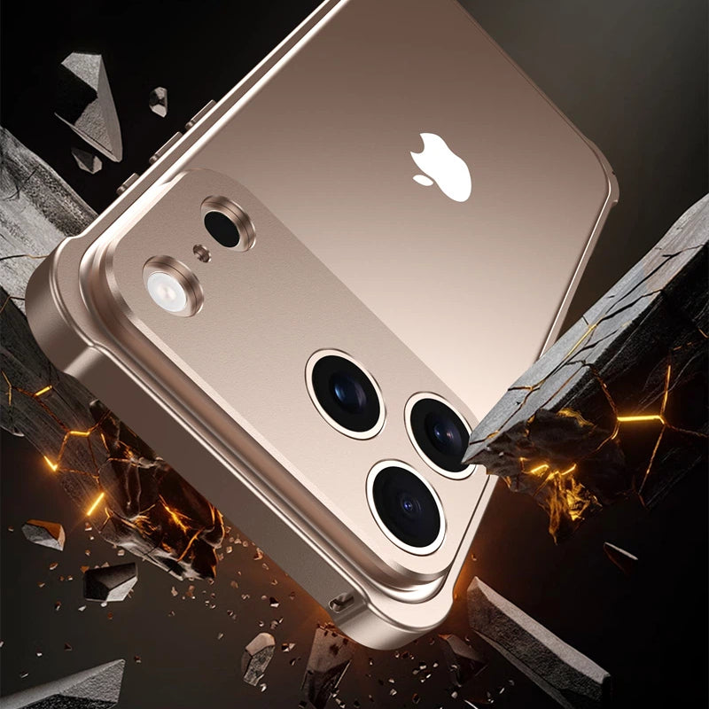 Aluminum Alloy Snap-on Case With Reinforced Corners For iPhone 17 Series