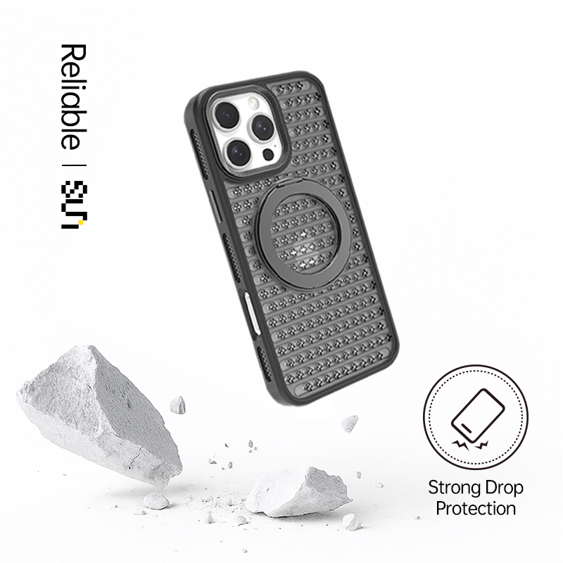 Semi-Transparent Heat-Dissipating Magnetic Case For iPhone 16 Pro Max