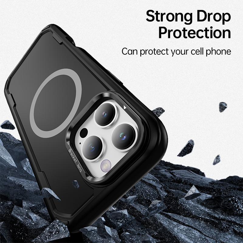 Magnetic Matte Finish 2-in-1 Shockproof Case For iPhone 17 Series