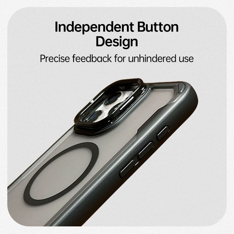 Magnetic Matte Finish 2-in-1 Shockproof Case For iPhone 17 Series