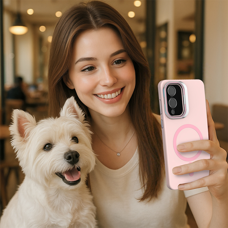 Liquid Silicone Magnetic Kickstand Case For Samsung S25 Series