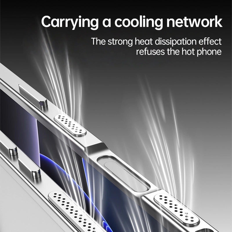 Aluminum Alloy Cooling Frame Case for iPhone 17 Series
