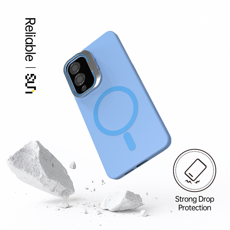 Liquid Silicone Magnetic Kickstand Case For Samsung S25 Series