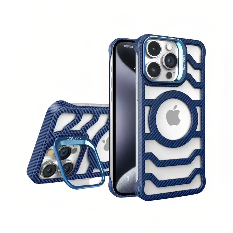 Carbon Texture Ultra-Light Frameless MagSafe Case for iPhone 17 Pro Max