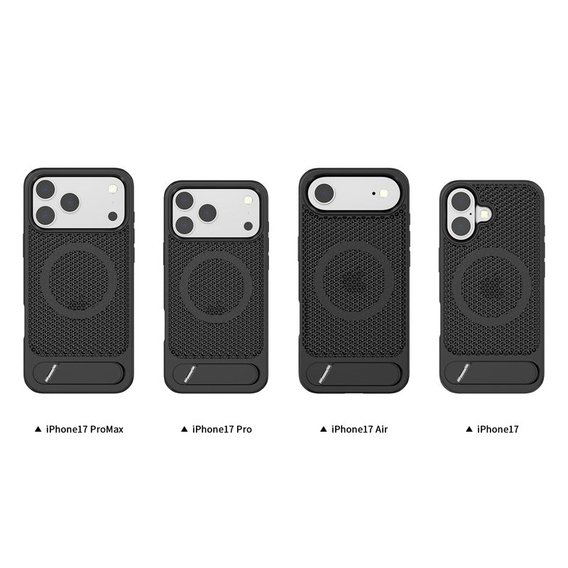 Flying Wing Stand Honeycomb Cooling Case For iPhone 17 Pro Max