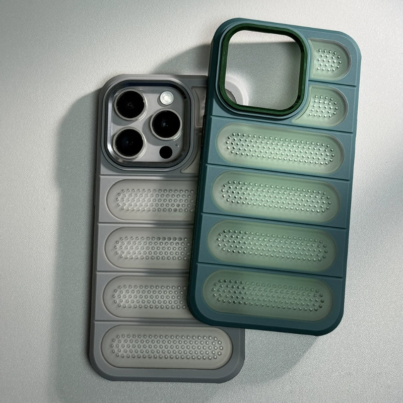 Ice Silk Armor Heat Dissipation Magnetic Case For iPhone 16 Pro Max