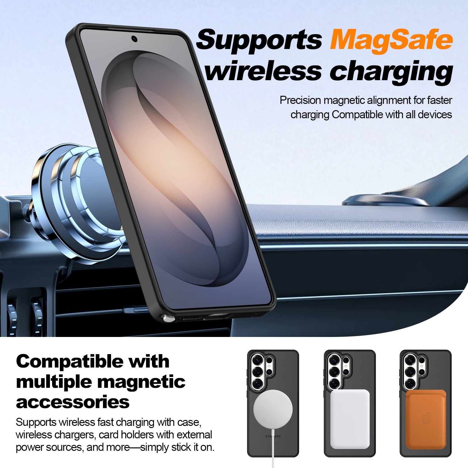 Phantom 360° Magnetic Stand Case for Samsung S26 Ultra