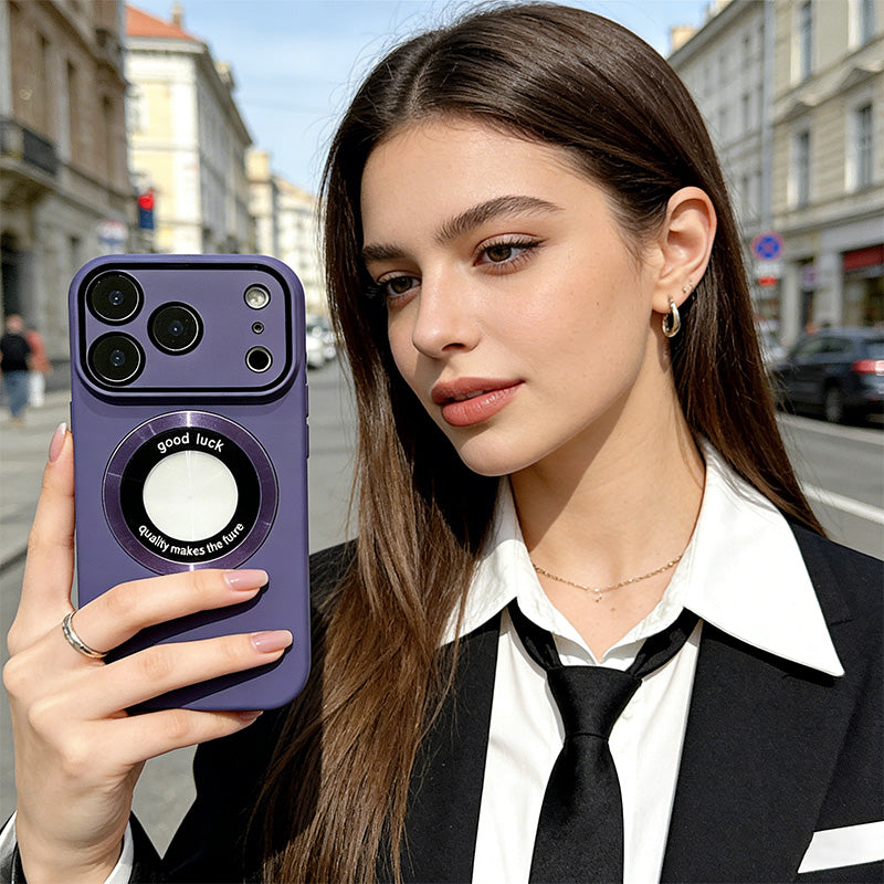 Full-Coverage Protective Frosted Magnetic Hard Case