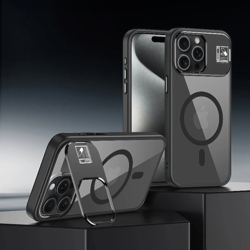 Invisible Multi-Dimensional Stand Drop Case For iPhone 17 Pro Max