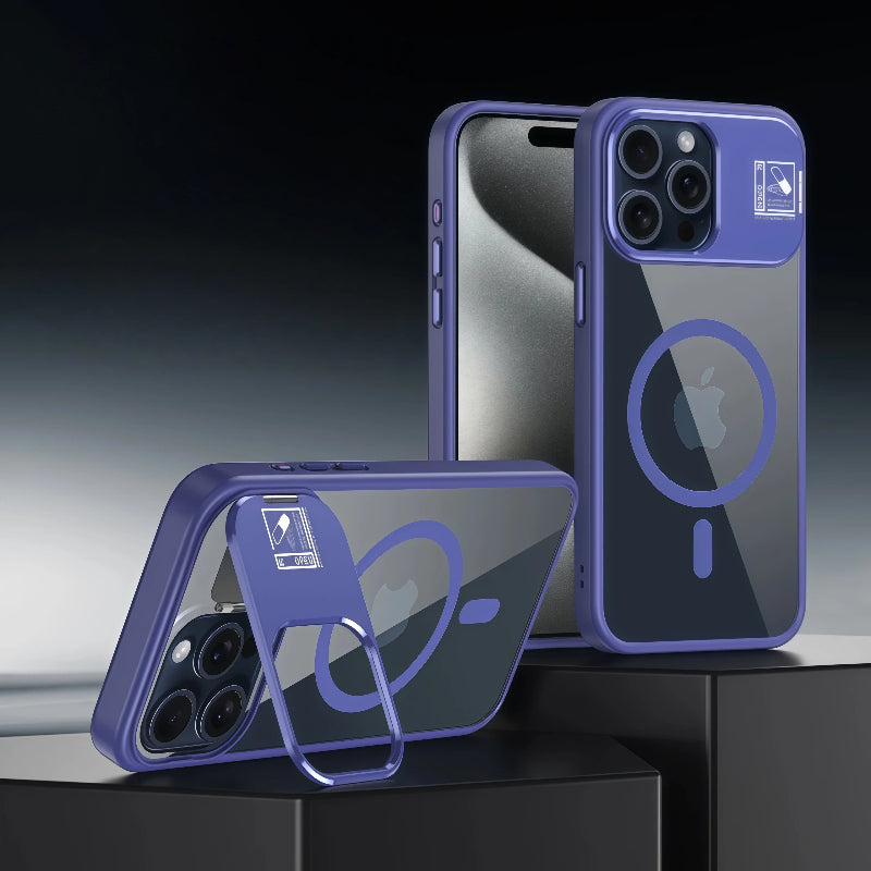 Invisible Multi-Dimensional Stand Drop Case For iPhone 17 Pro Max