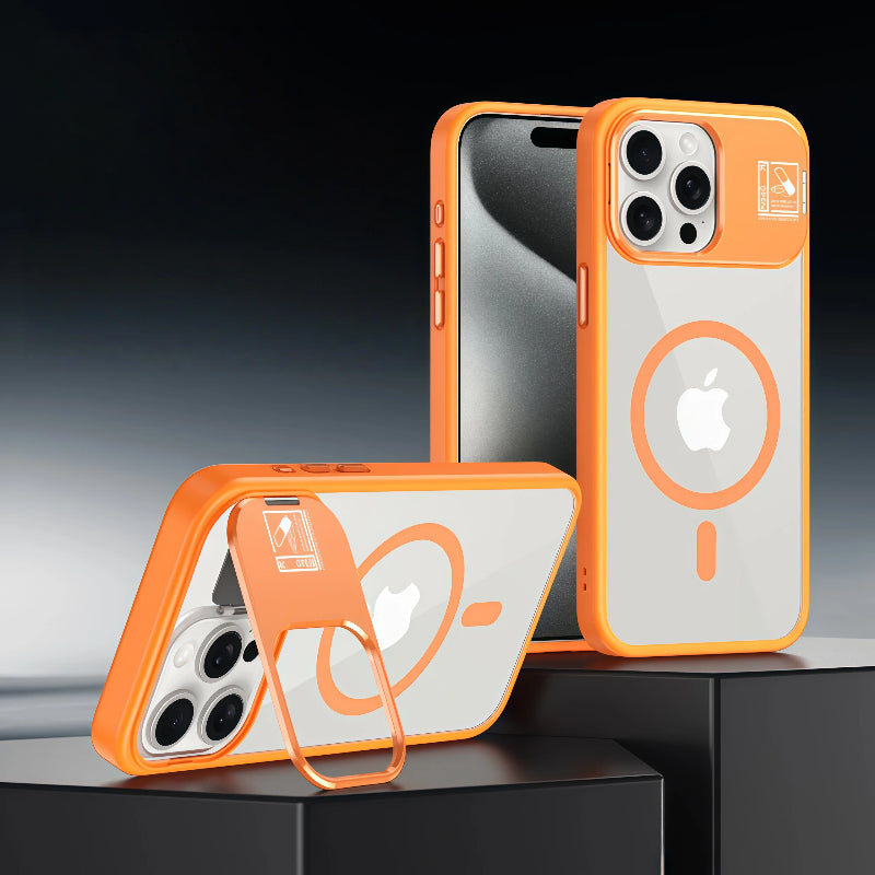 Invisible Multi-Dimensional Stand Drop Case For iPhone 17 Pro Max
