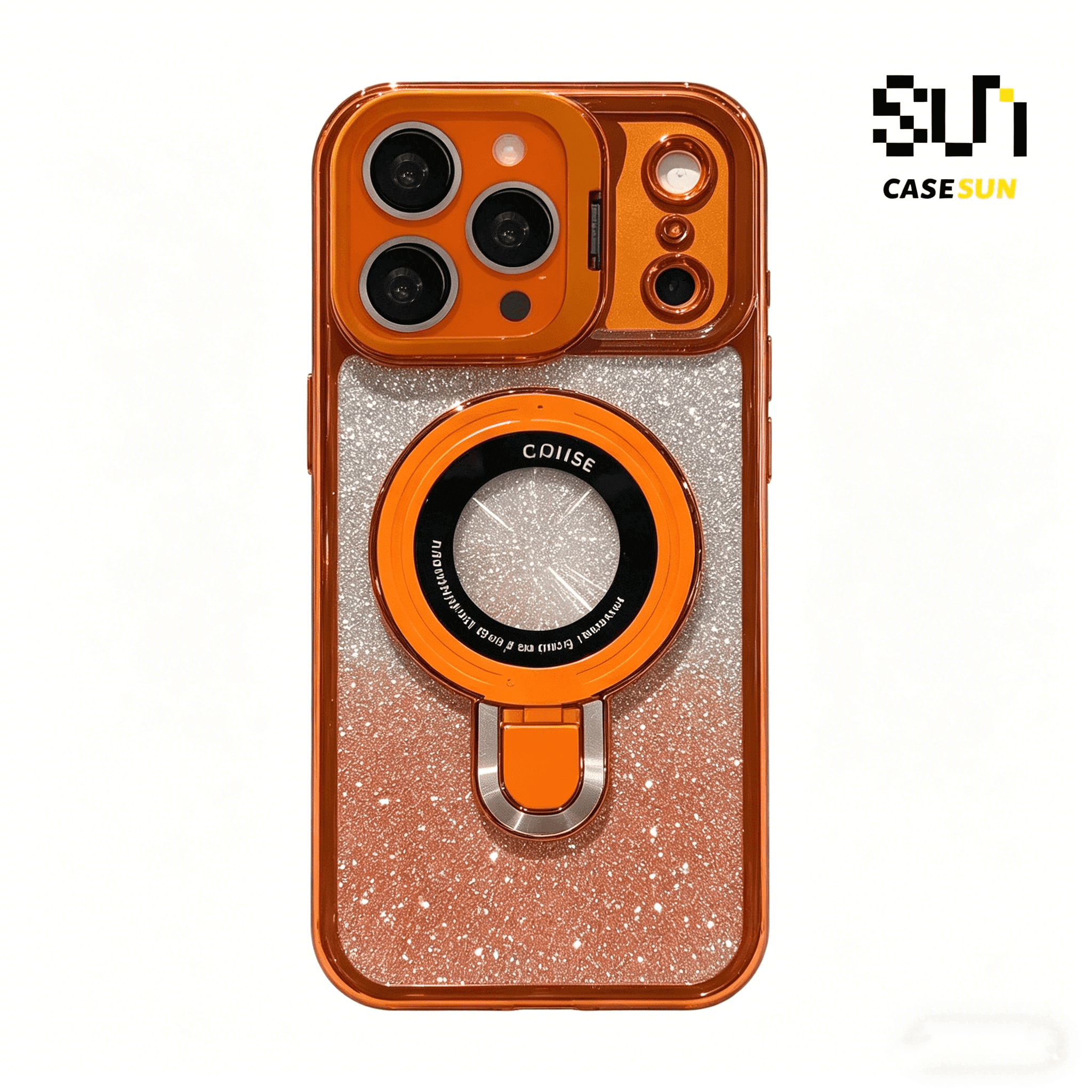 Dual-Layer Invisible Frame Glitter-Plated Case For iPhone 17 Series
