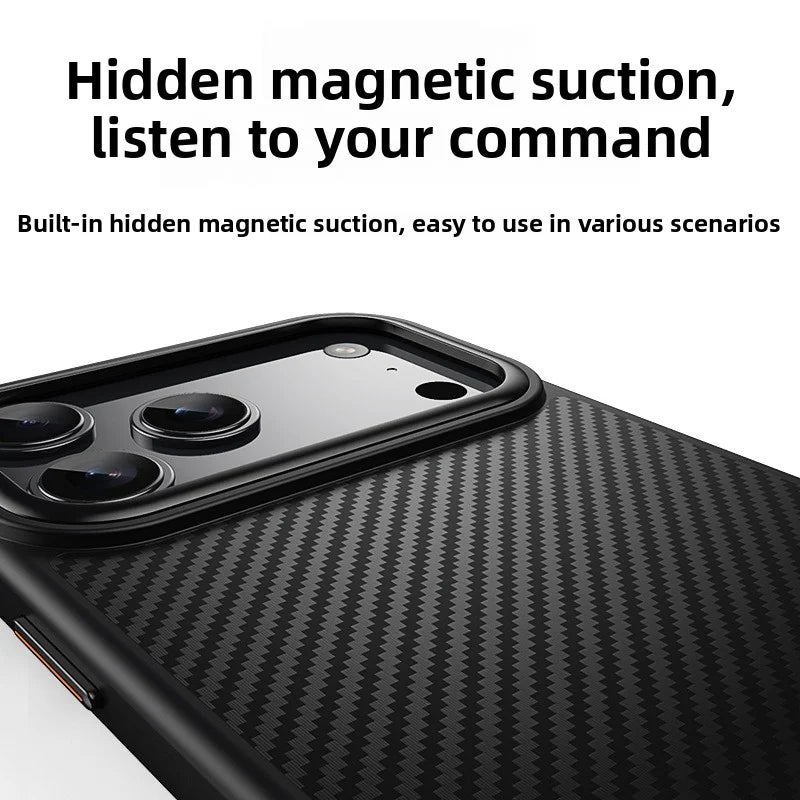 MagSafe Carbon Shield Case For iPhone 17 Series