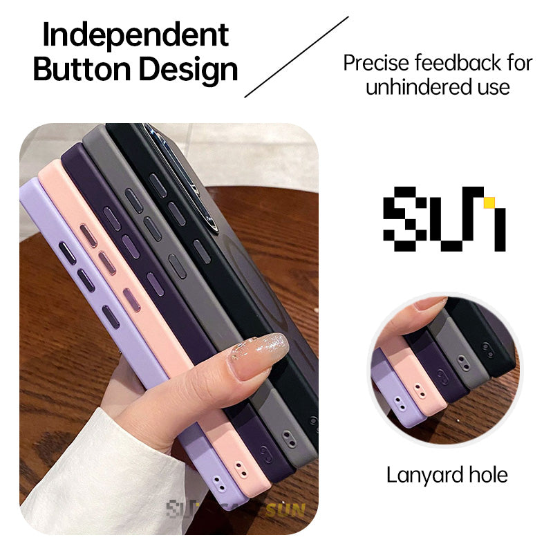 CASESUN Samsung Galaxy S26 Ultra magnetic case with independent button design and precise tactile feedback