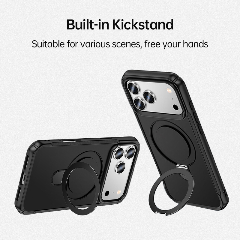 CaseSun-Built-in kickstand for iPhone 17 Pro Max MagSafe protective case