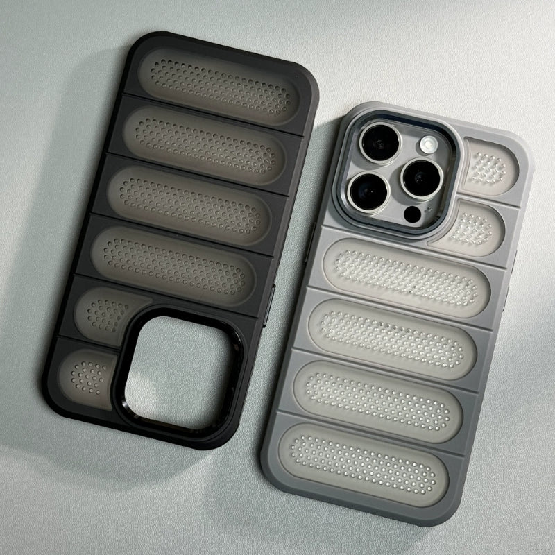 Ice Silk Armor Heat Dissipation Magnetic Case For iPhone 16 Pro Max