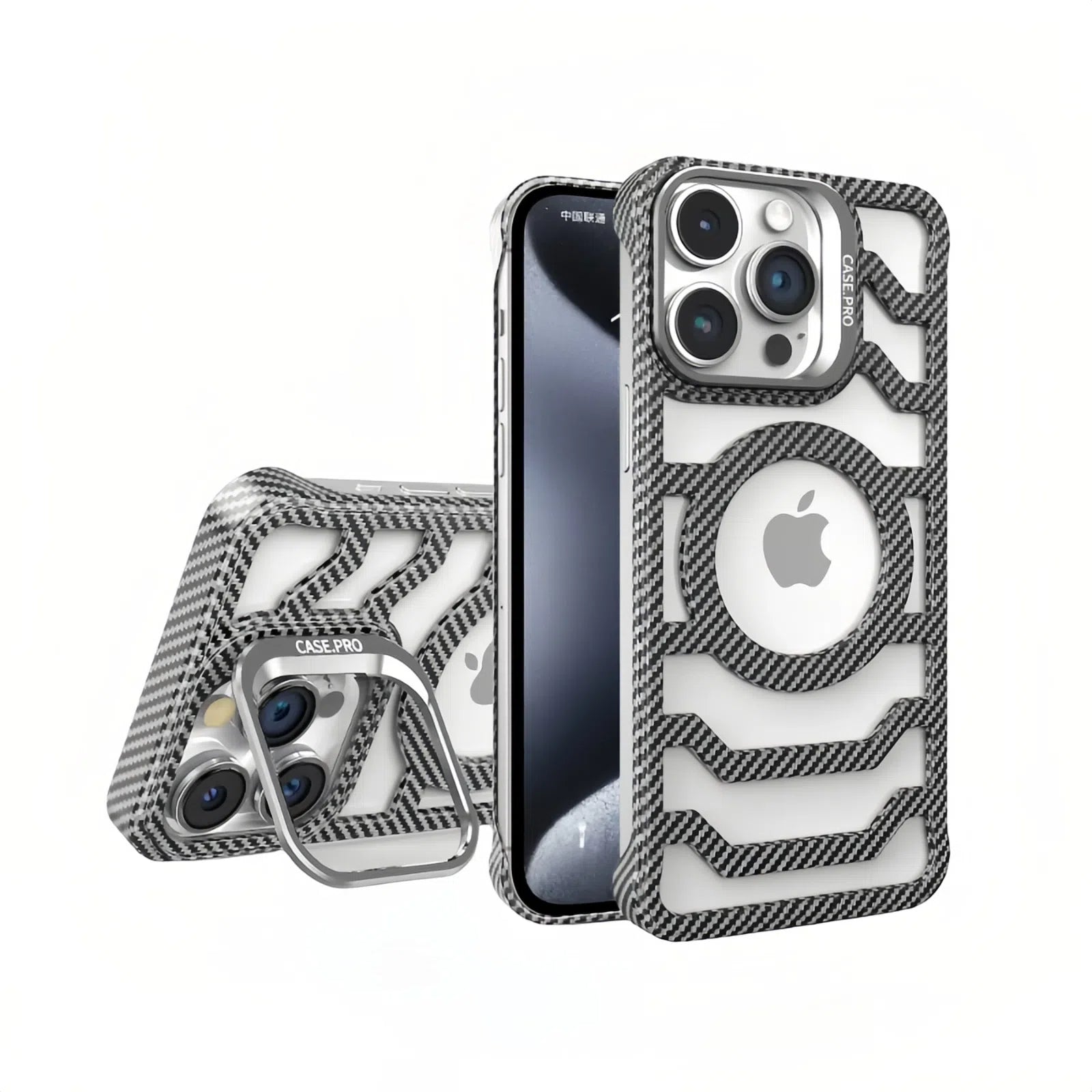 Carbon Texture Ultra-Light Frameless MagSafe Case for iPhone 17 Pro Max