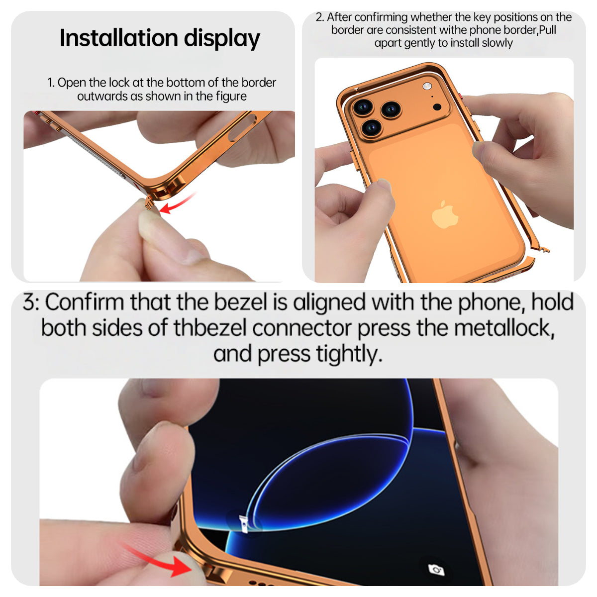 Aluminum Alloy Cooling Frame Case for iPhone 17 Series