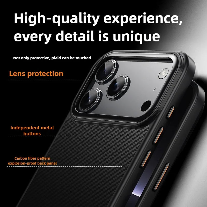 MagSafe Carbon Shield Case For iPhone 17 Series