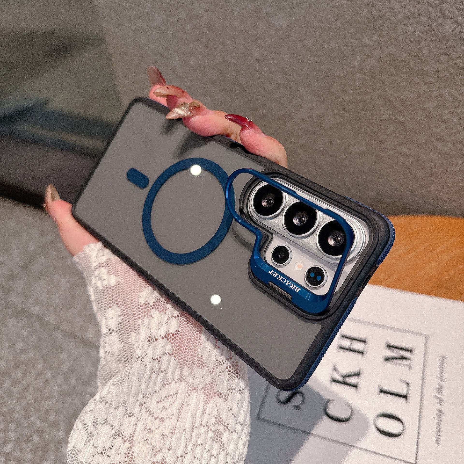 Magnetic Camera Ring Stand Case for Samsung S26/S25/S24 Series