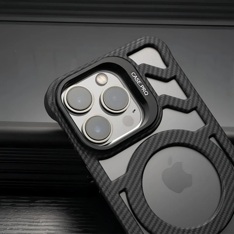 Carbon Texture Ultra-Light Frameless MagSafe Case for iPhone 17 Pro Max