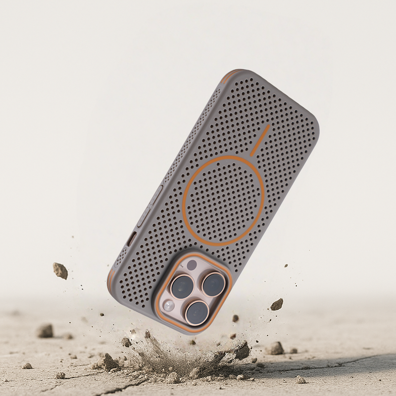 Summer Airflow Series – Color Clash MagSafe Case For iPhone 17/16/15/14 Series