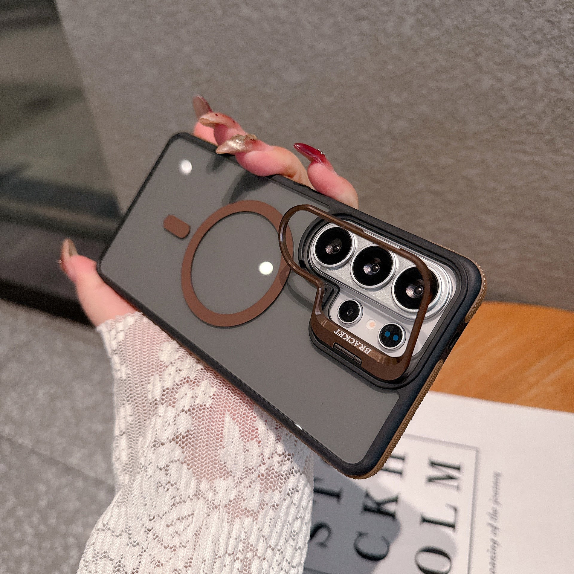 Magnetic Camera Ring Stand Case for Samsung S26/S25/S24 Series
