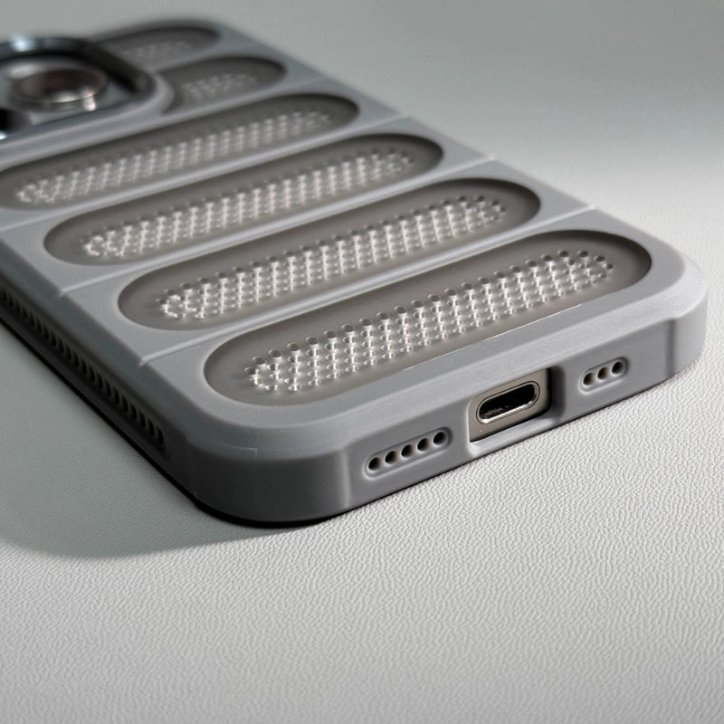 Ice Silk Armor Heat Dissipation Magnetic Case For iPhone 16 Pro Max