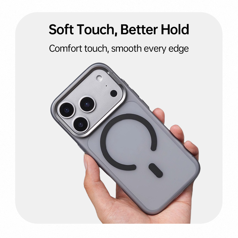 casesun skin-feel matte texture anti-fingerprint phone case for iPhone 17 Pro Max