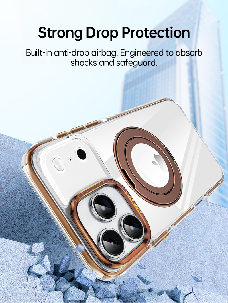 CASESUN-Shatterproof Upgrade – Micro-elastic edges for shock absorption