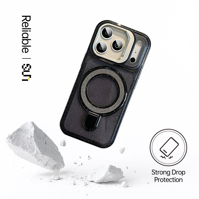 CASESUN shockproof clear case with reinforced corners for iPhone 17 Pro Max