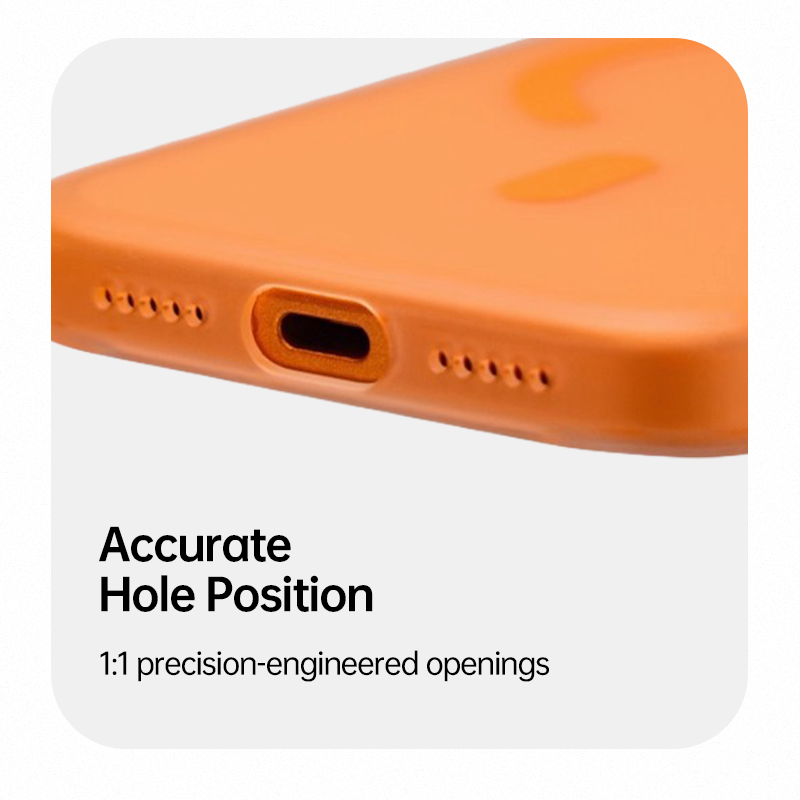 casesun iPhone 17 Pro Max case precision fit and metal button close-up