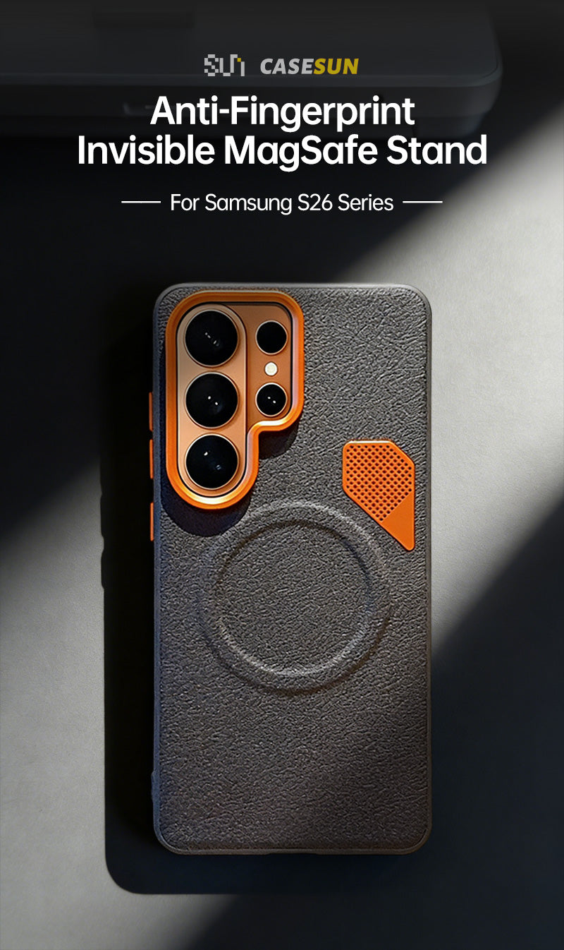 CASESUN anti fingerprint matte magnetic case for Samsung Galaxy S26 Ultra premium look